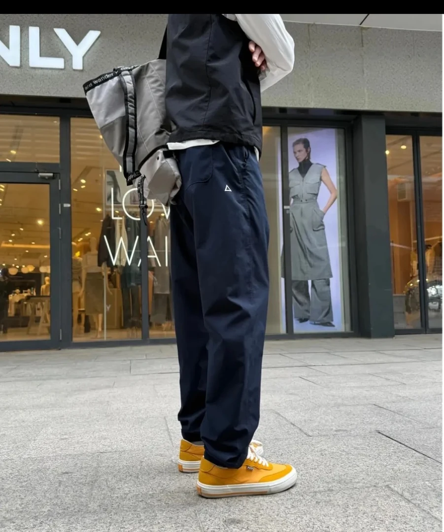 25秋款小三角户外露营登山防水剐蹭防男女同款锥形休闲机能工装裤