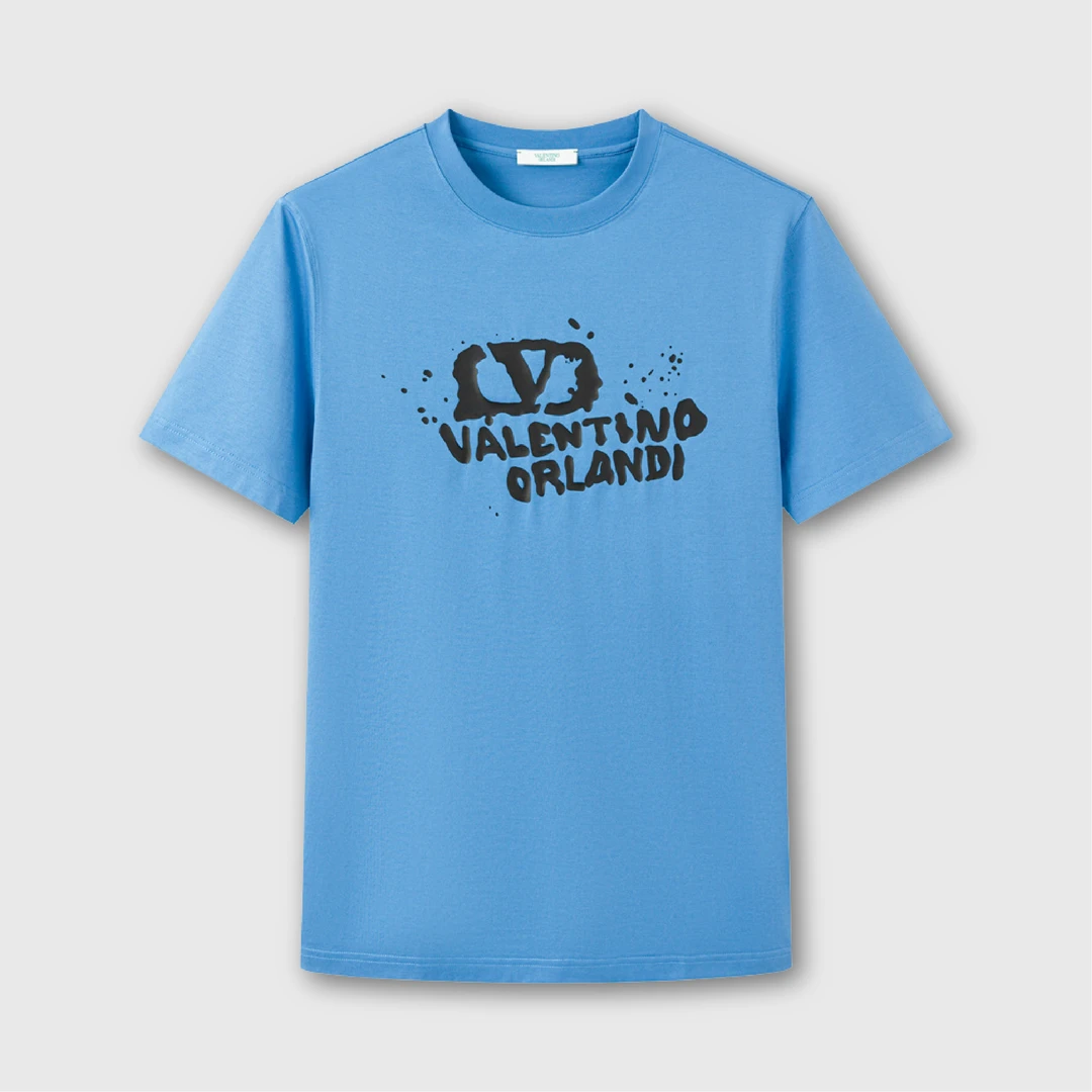 男士夏季时尚百搭圆领短袖T恤透气纯棉印花1VT232280轻奢痞帅男装