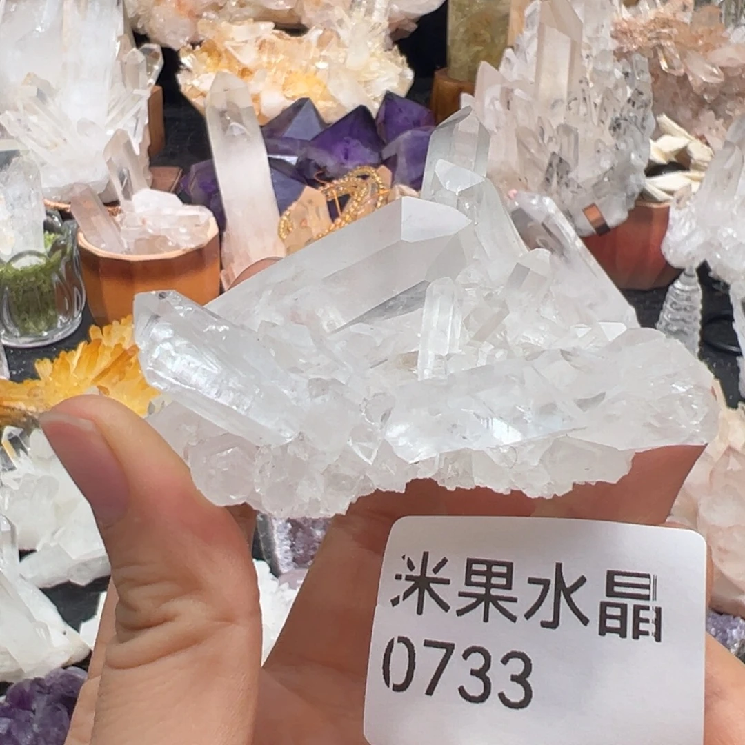 水晶未镶嵌珠宝半成品