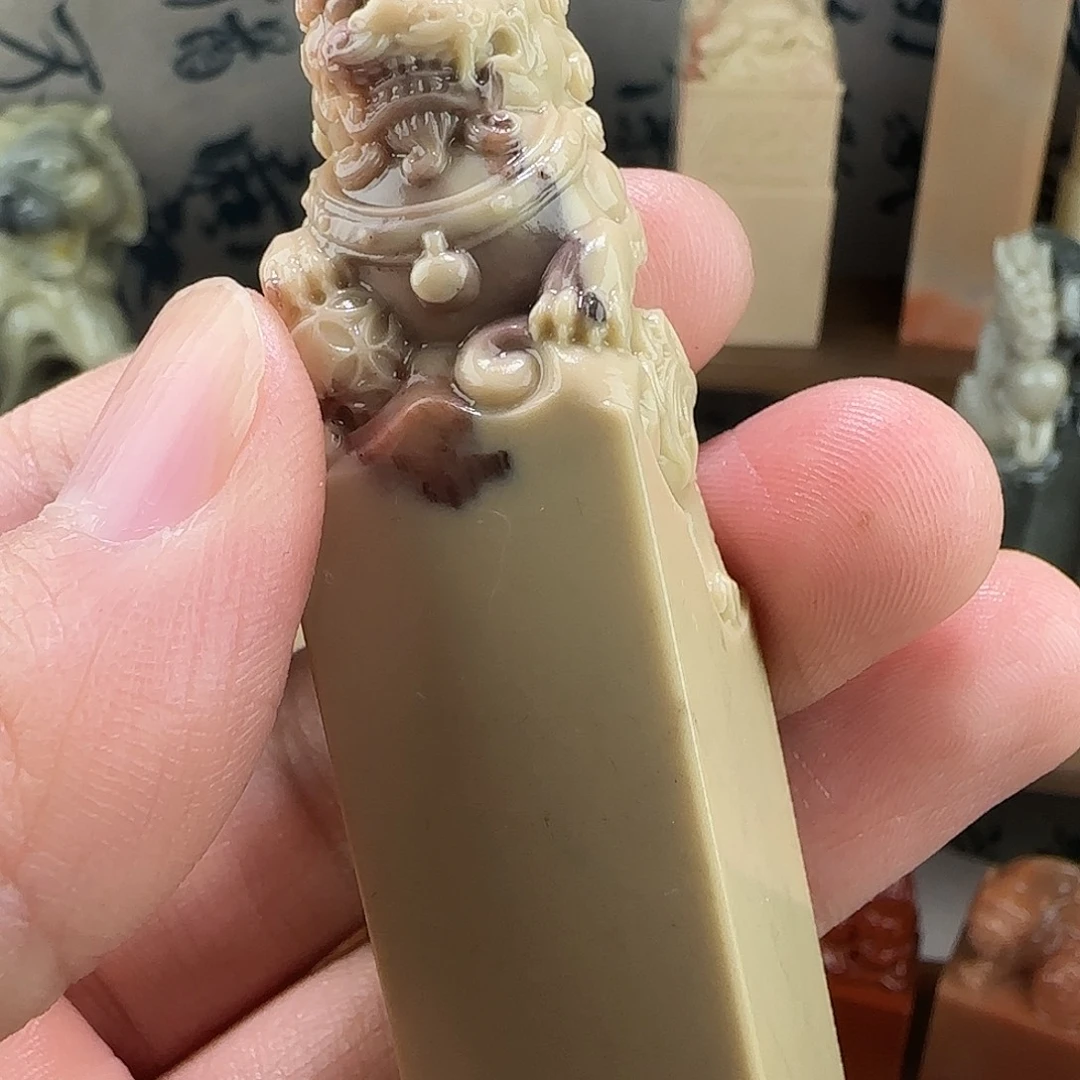 寿山石印石08老挝保利石