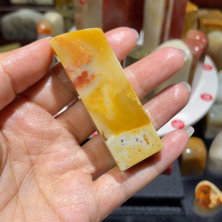 寿山石印石素章印章