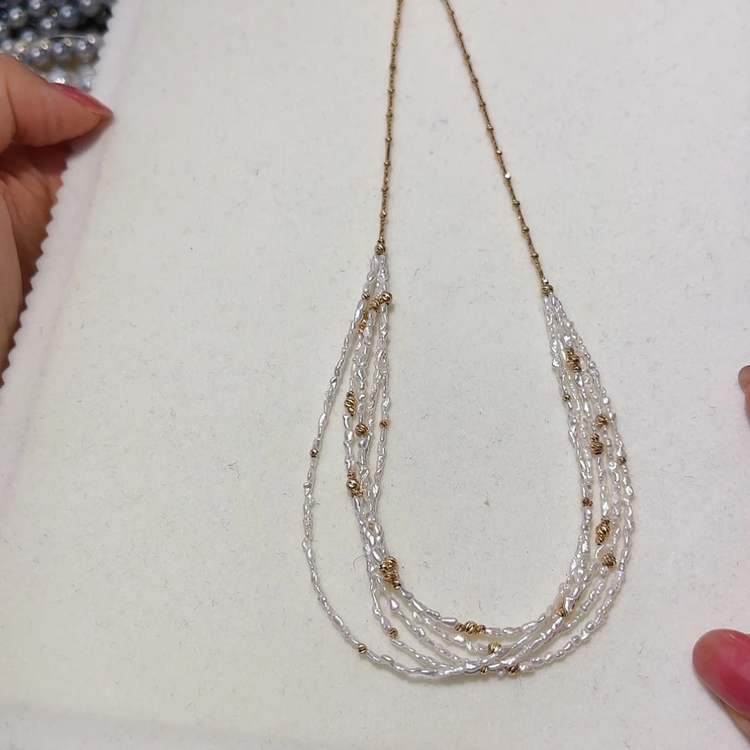 海水珍珠颈饰18K金镶嵌