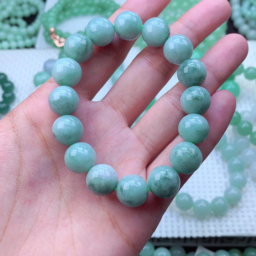 翡翠未镶嵌毛衣链