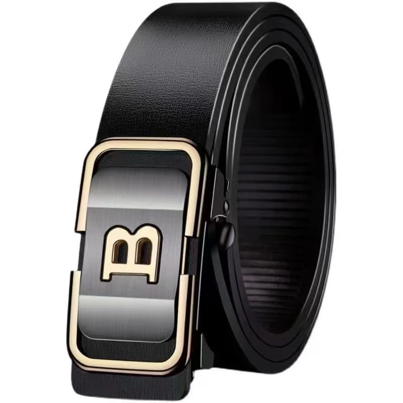 B字皮带男士商务皮带款式随机发自动扣裤袋ZY