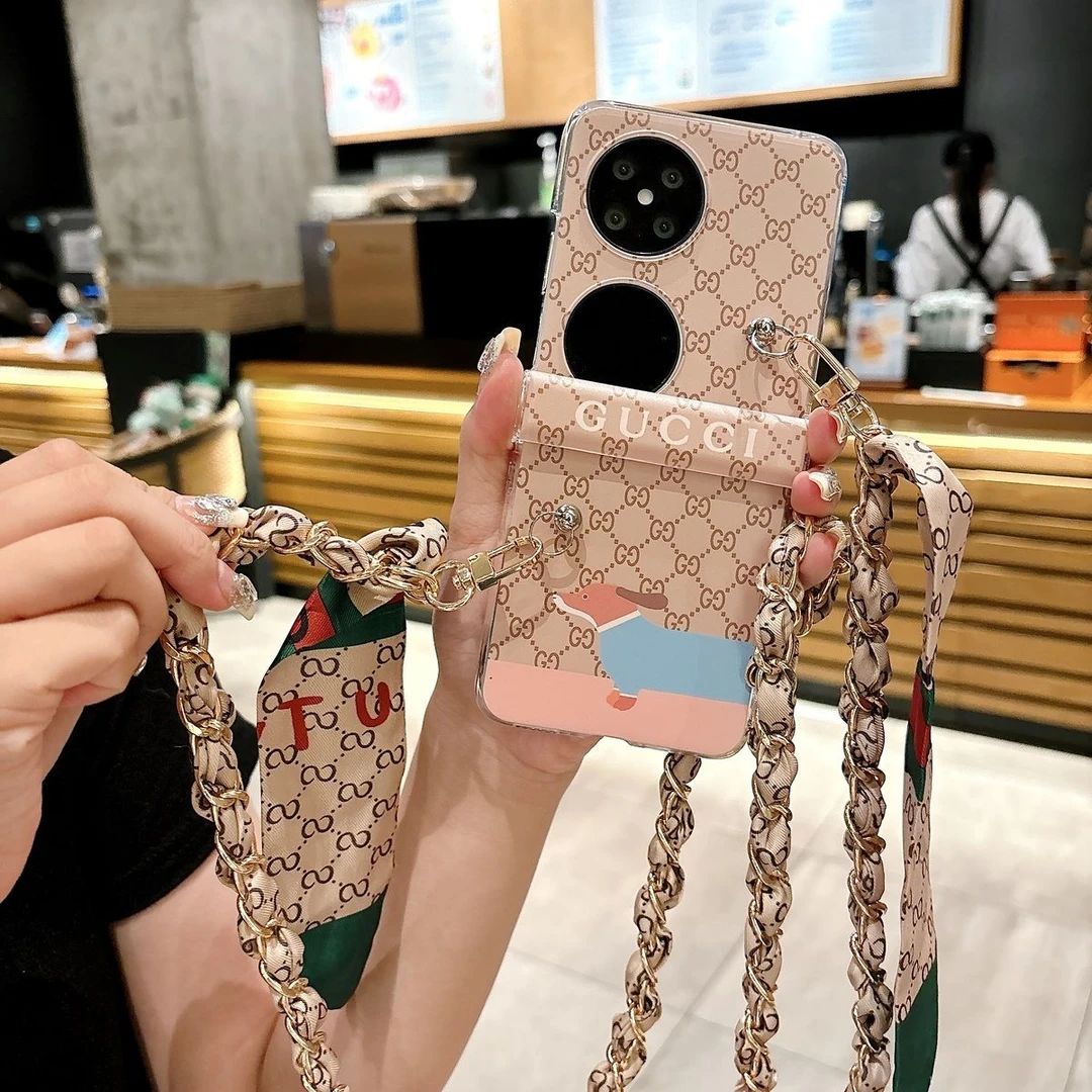 新款华为pocket2手机壳小折叠屏p50pocketS防摔高档斜挎硬保护套