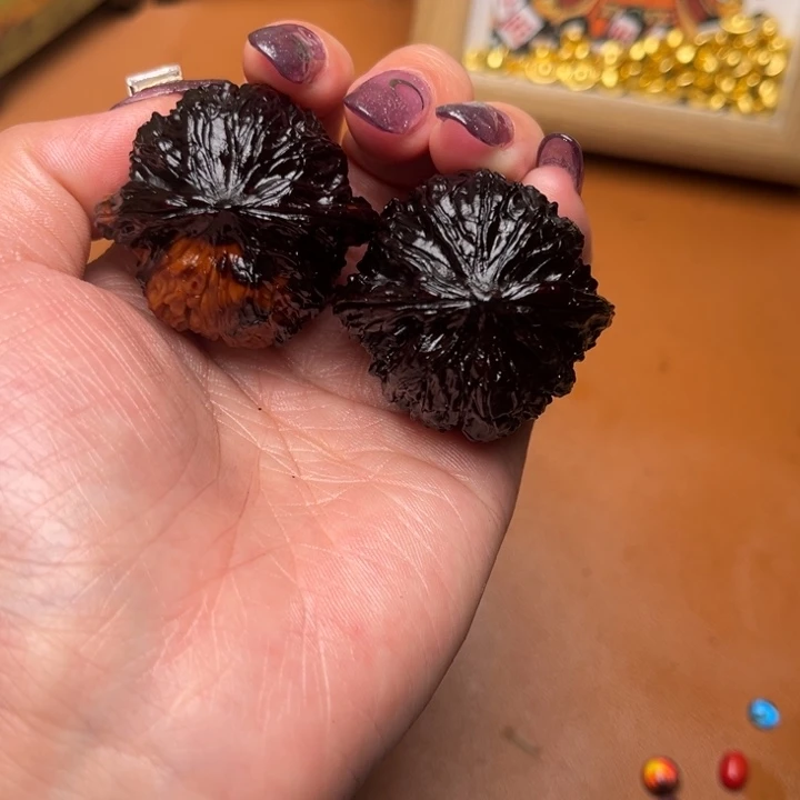 核桃地闷文玩手把件磨盘 4 号