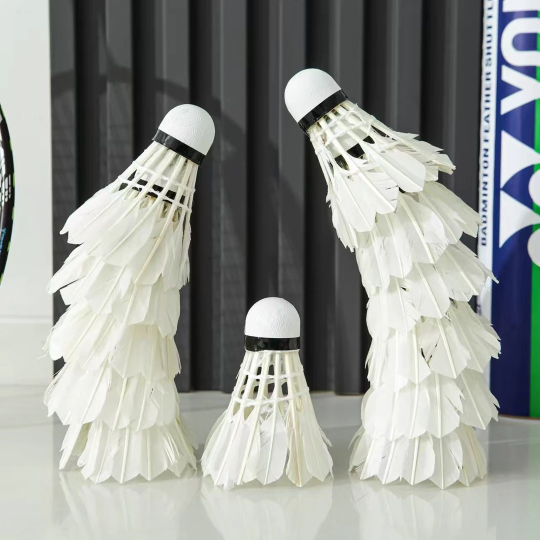 鹅毛刀翎软木球头羽毛球0730-4