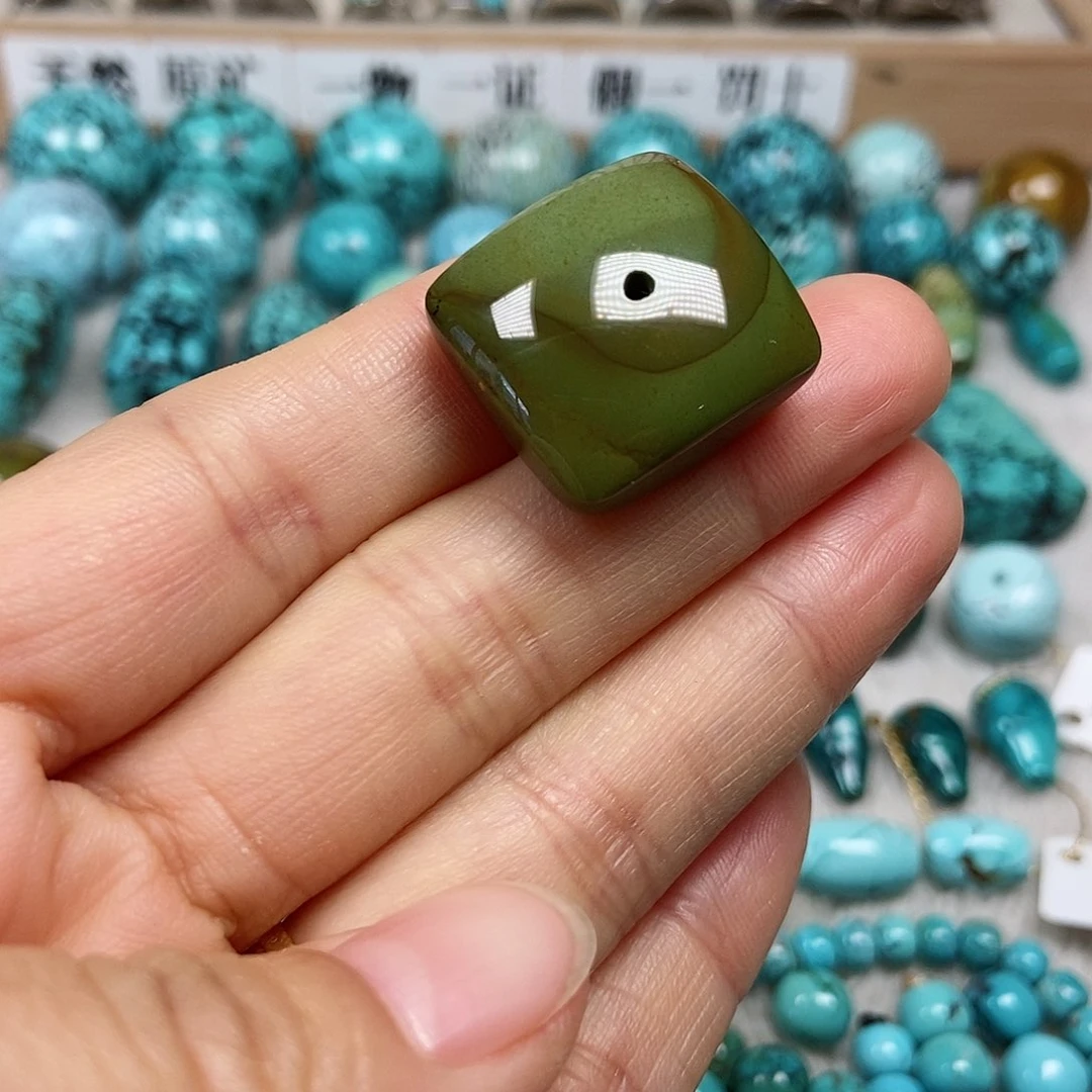 未镶嵌绿松石珠宝半成品