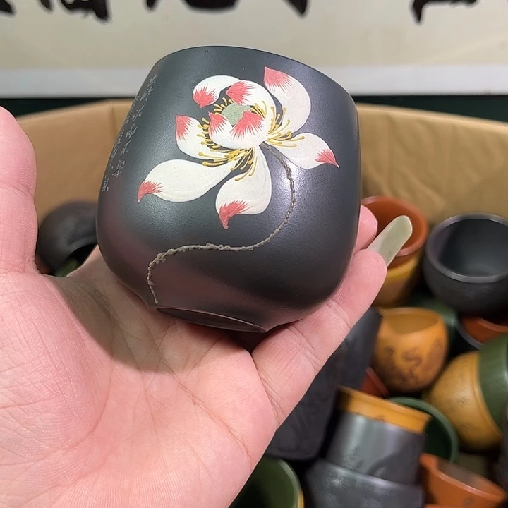 茶杯紫砂全手工紫砂主人杯