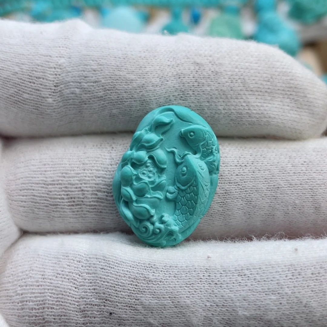 绿松石珠宝奇石未镶嵌