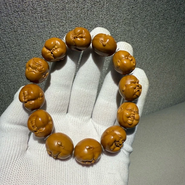 1.9手工百态精选铁盒短圆橄榄核核型