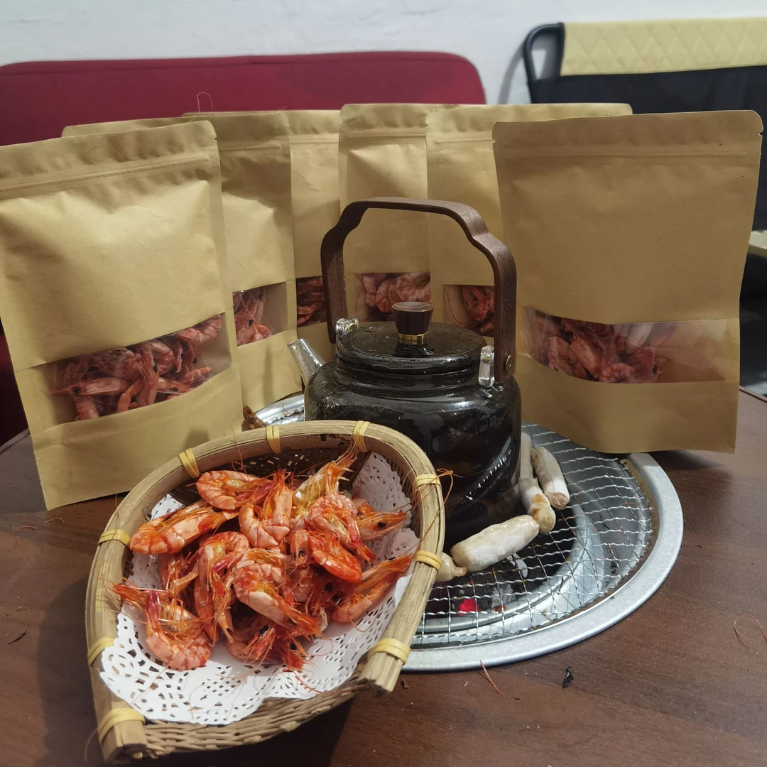 东山岛特产小九节虾小斑节虾新鲜生态营养食用饱满即食炖汤6包送1