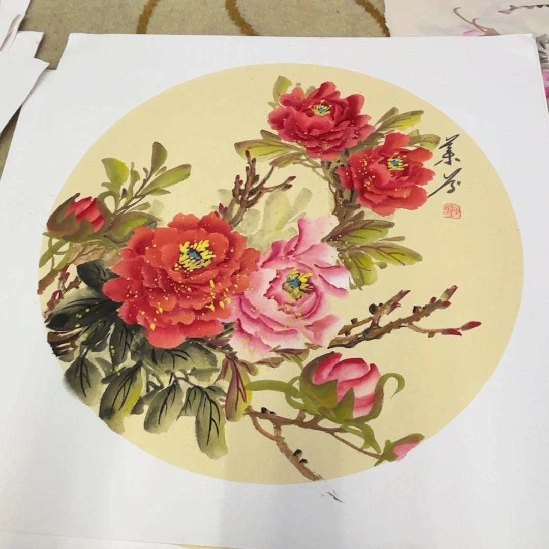 国画国画吴兰芬老师作品刘