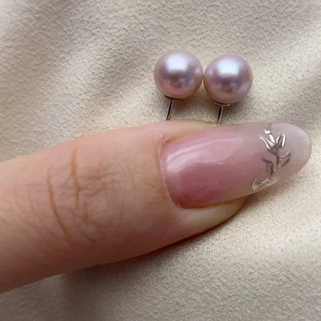 【闪购商品】银S925镶嵌淡水珍珠耳饰