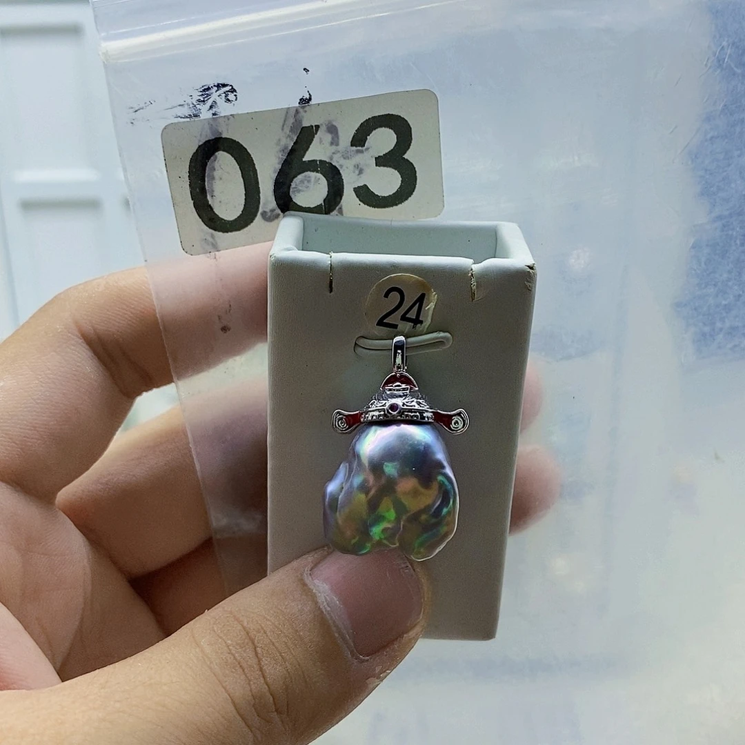颈饰合金淡水珍珠