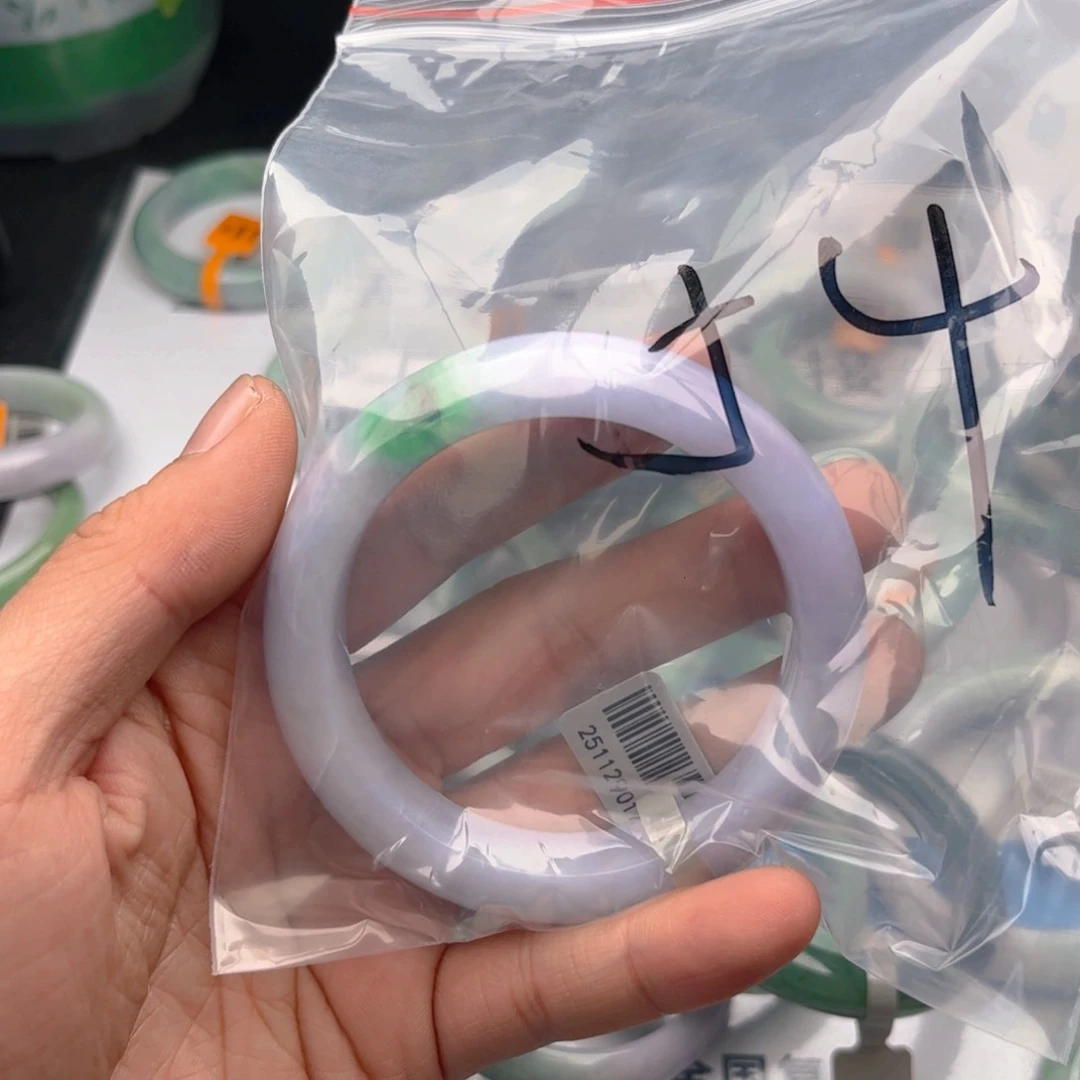 未镶嵌手镯翡翠真*运54