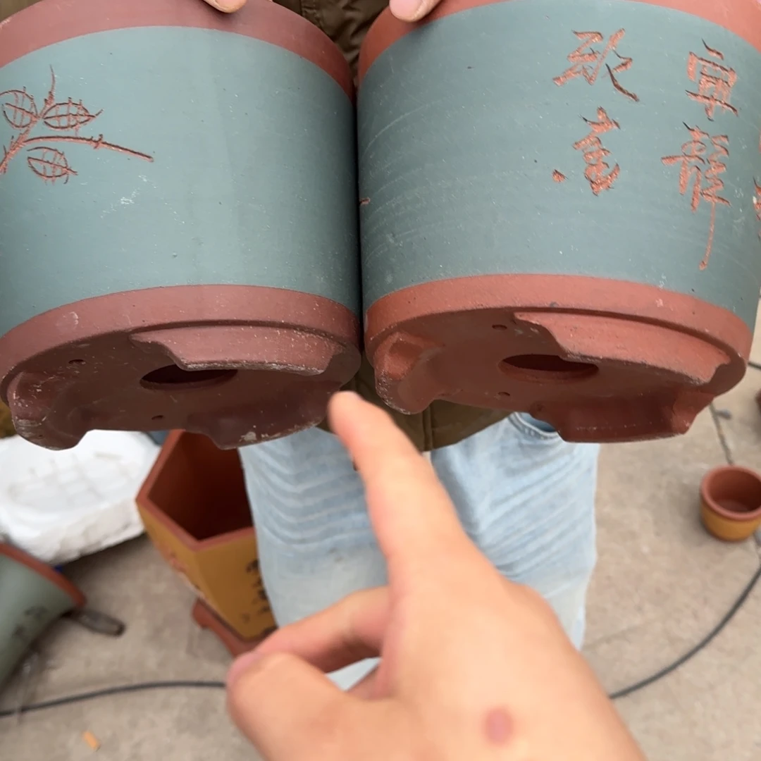 紫砂花盆口径15.10口径