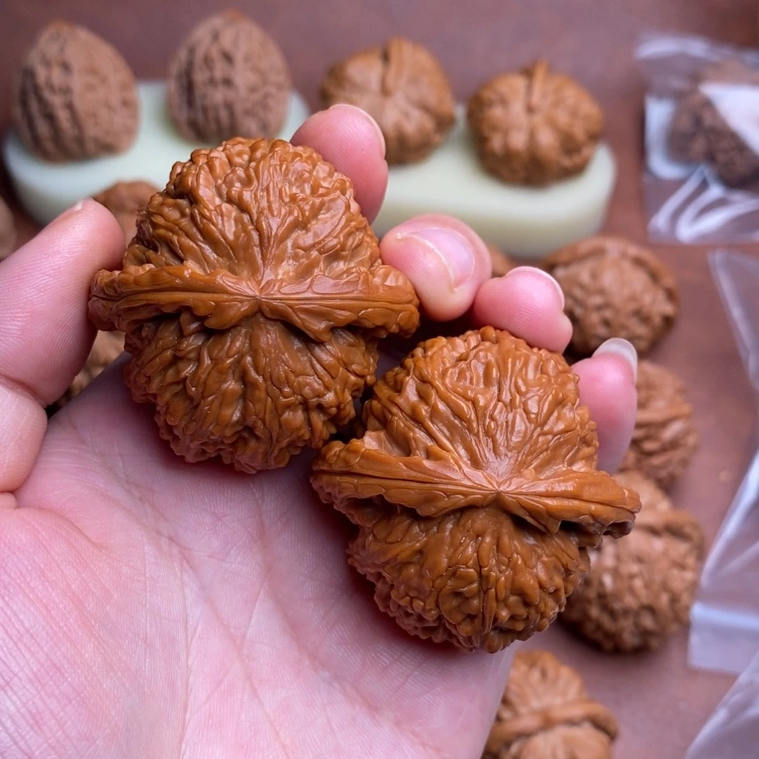 文玩核桃把件球白45