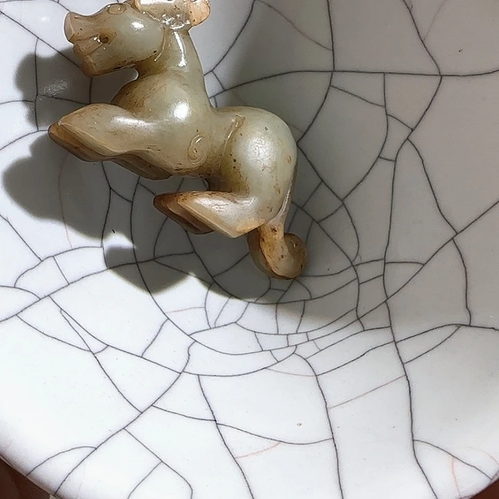 瓷片摆件工艺恭喜发财恭喜结缘3