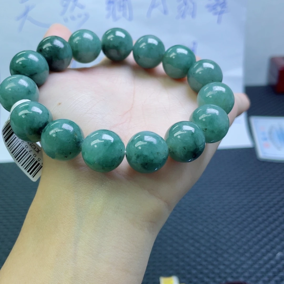 未镶嵌定制翡翠珠串