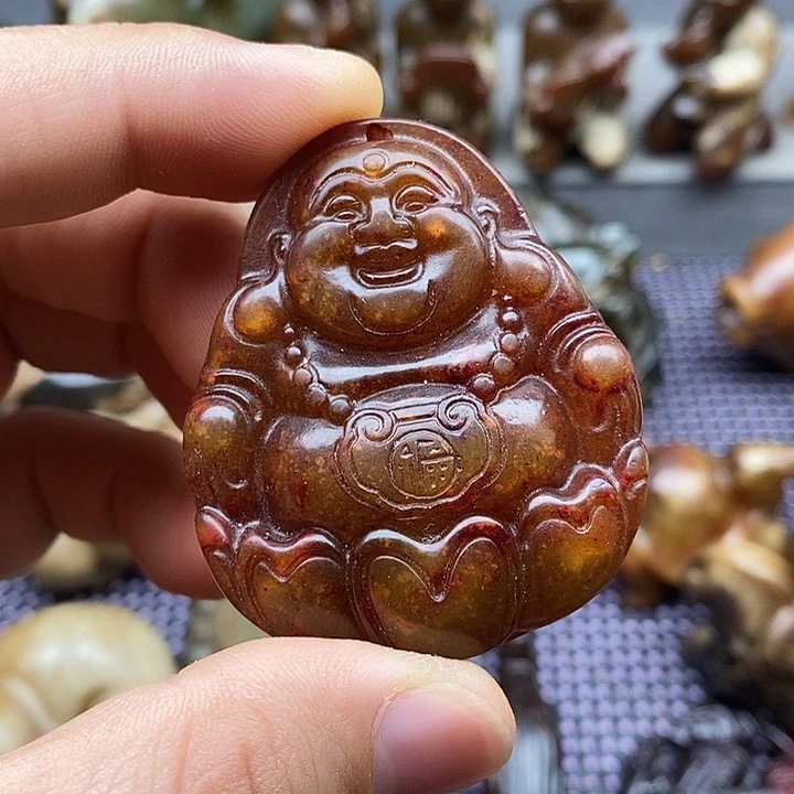 未镶嵌蛇纹石玉颈饰