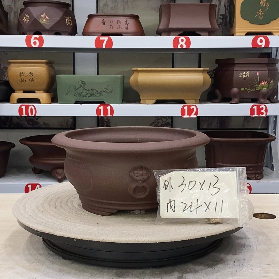 紫砂花盆紫砂花盆