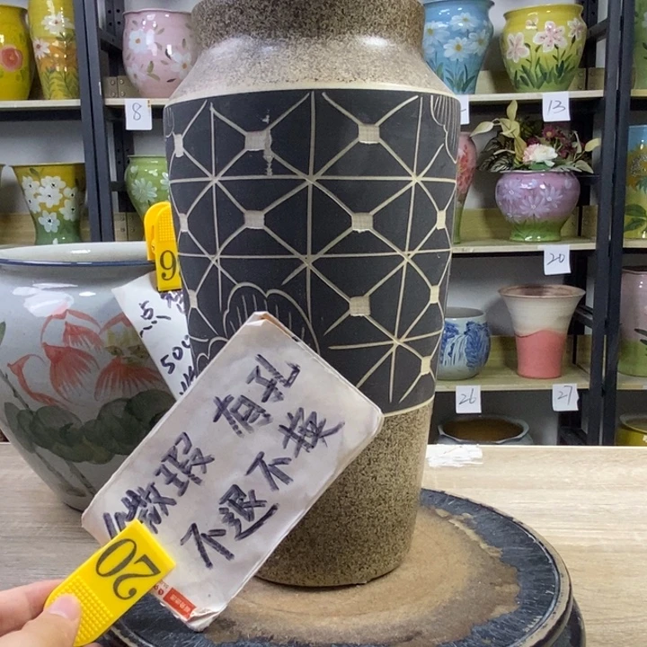 景德镇高温陶瓷花盆