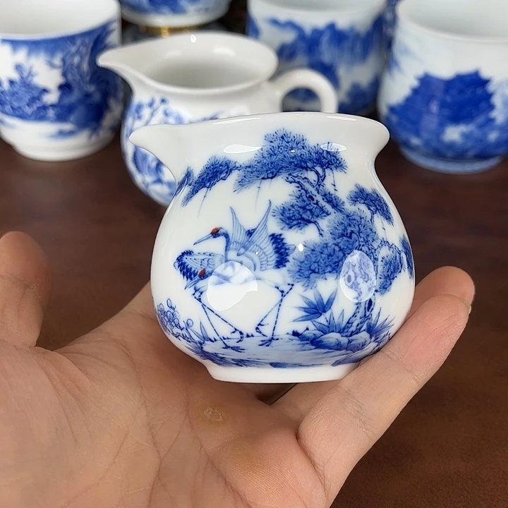 遇***玉瓷片景德镇全手工手绘陶瓷