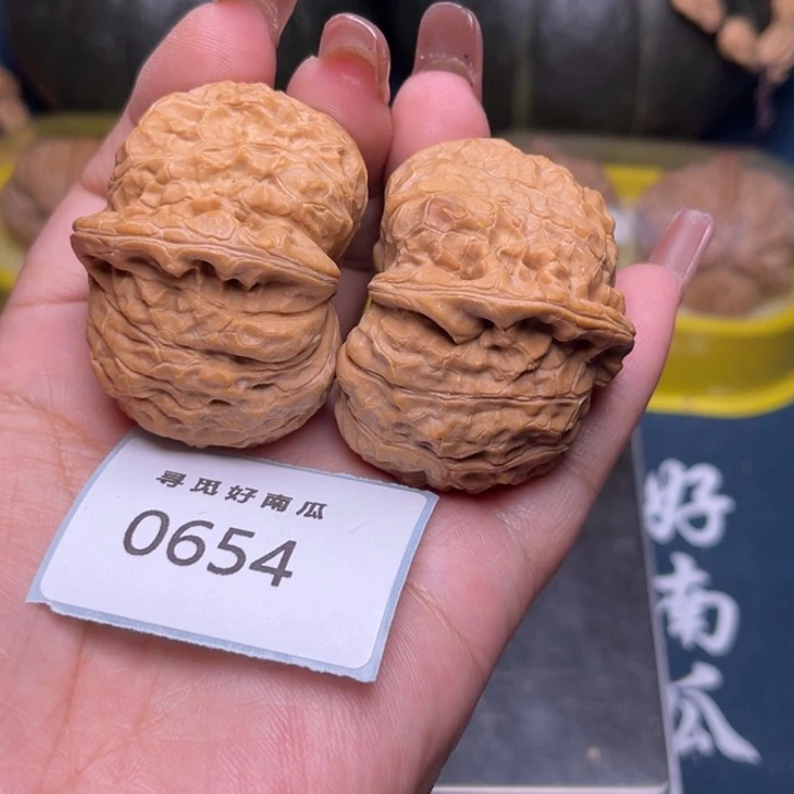 把件文玩核桃南瓜墩43-0654