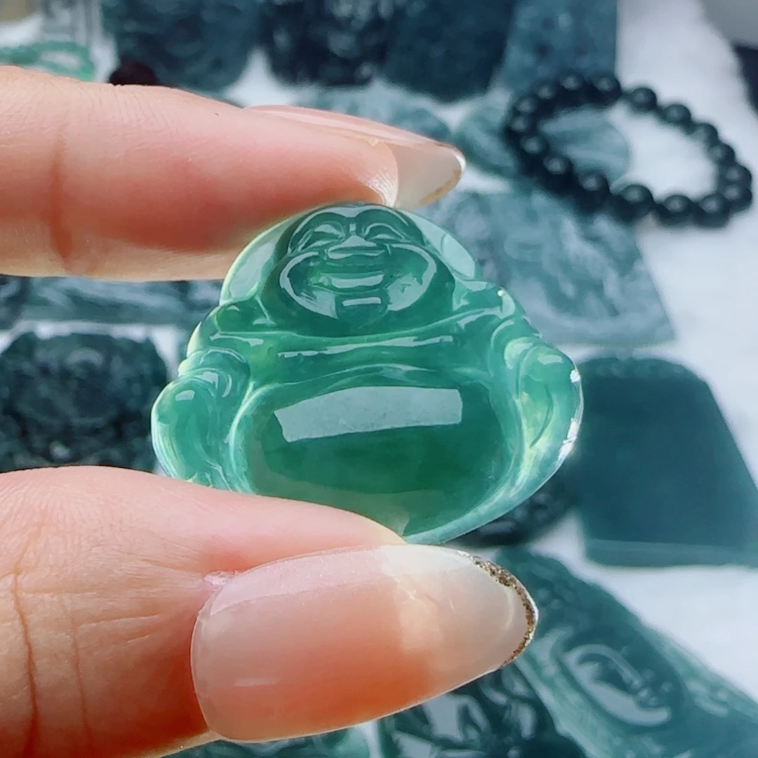 颈饰未镶嵌翡翠多样性发货天然的A货翡翠