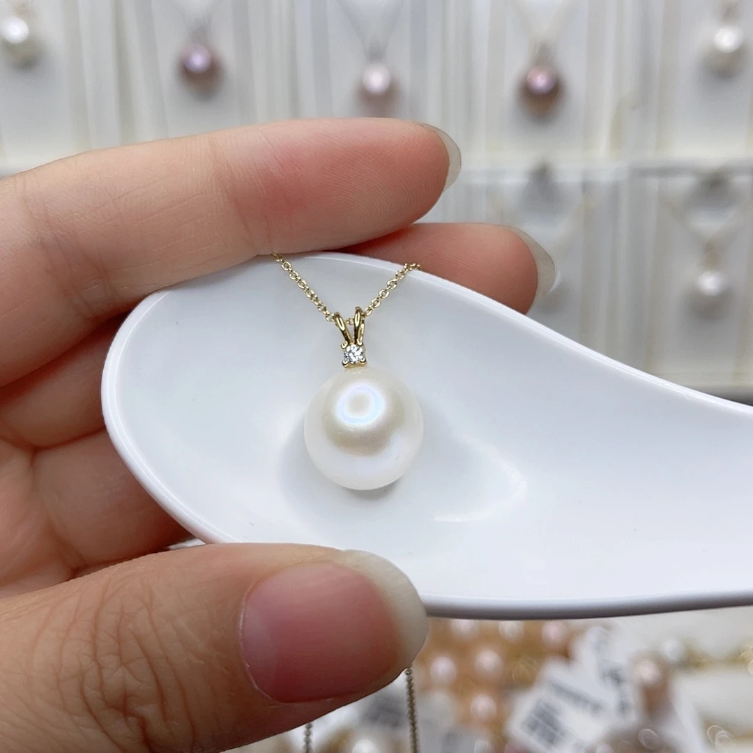 淡水珍珠未镶嵌吊坠(赠链)