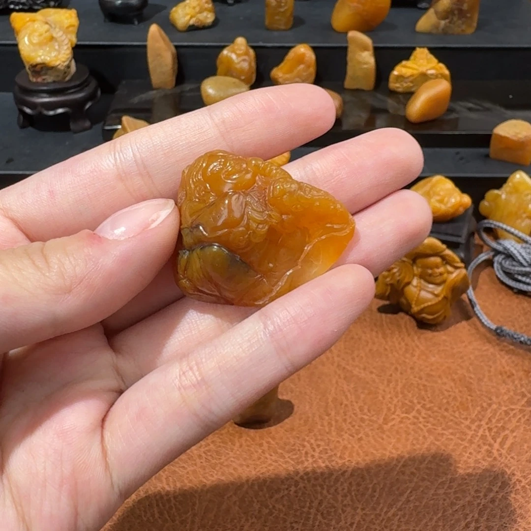 百***毛寿山石印石寿山石雕刻