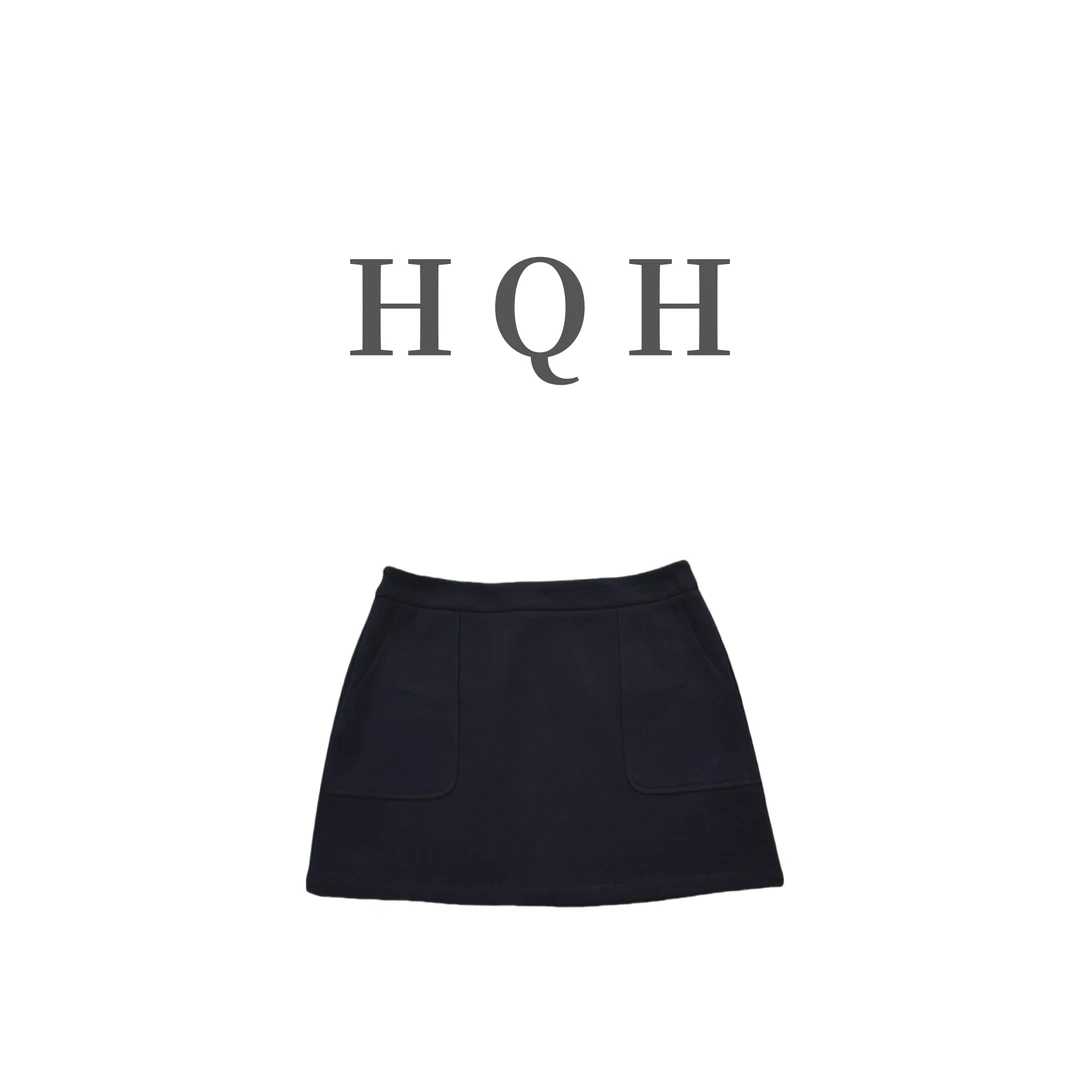 『2120#』韩版设计感气质通勤高腰遮胯百搭运动防走光显瘦短裙