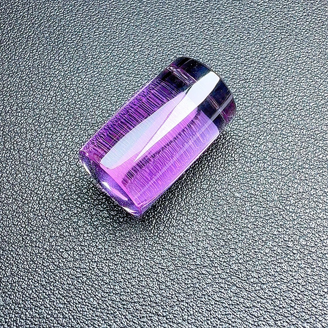 天然精品全净体紫水晶能量柱长柱定制主石23*14尺寸