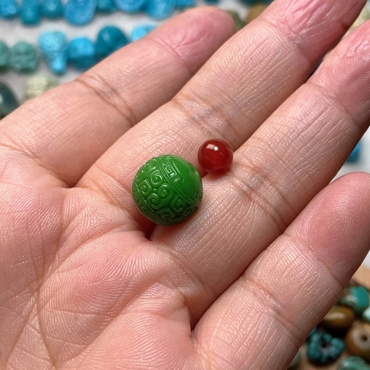 南红玛瑙未镶嵌颈饰