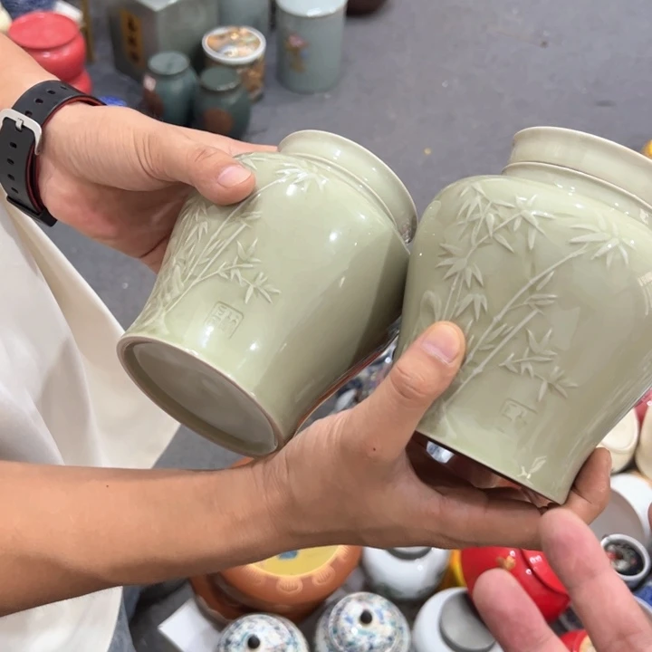 瑕疵福利品陶瓷茶叶罐