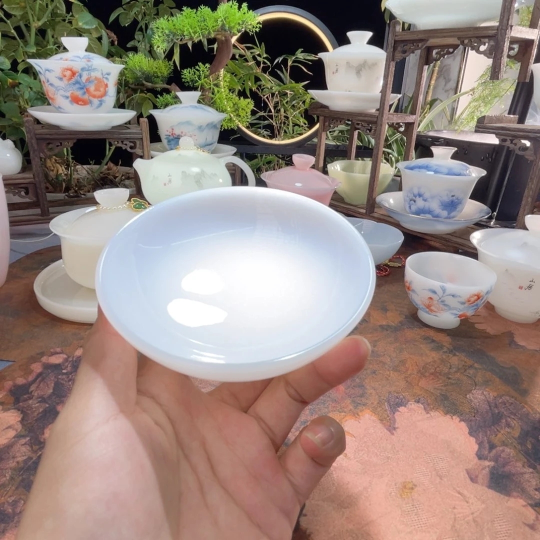 冰晶璞玉斗笠杯来咯哦哦