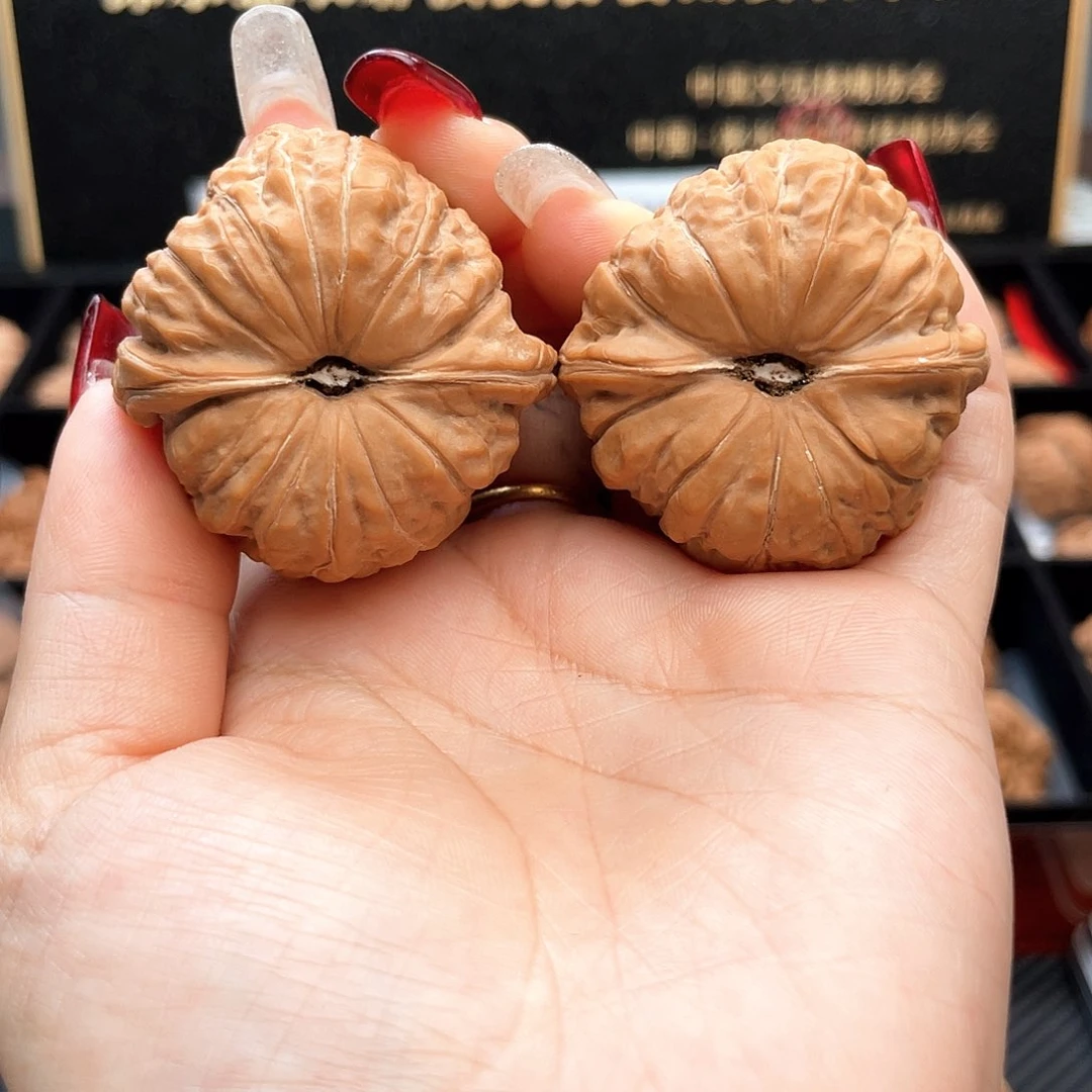 把件文玩核桃41南瓜全品正圆边肚同尺近正肩41A4