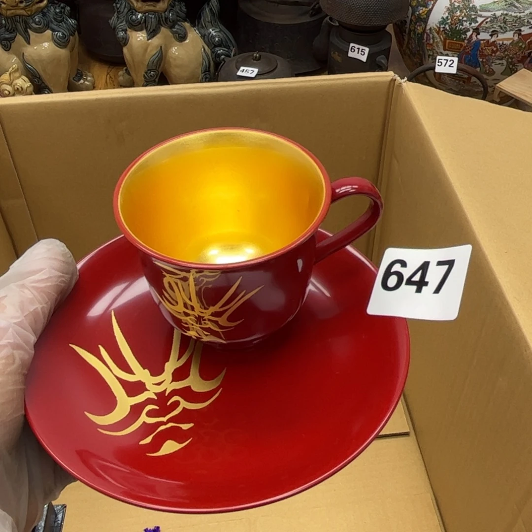 瓷片摆件工艺品摆件666