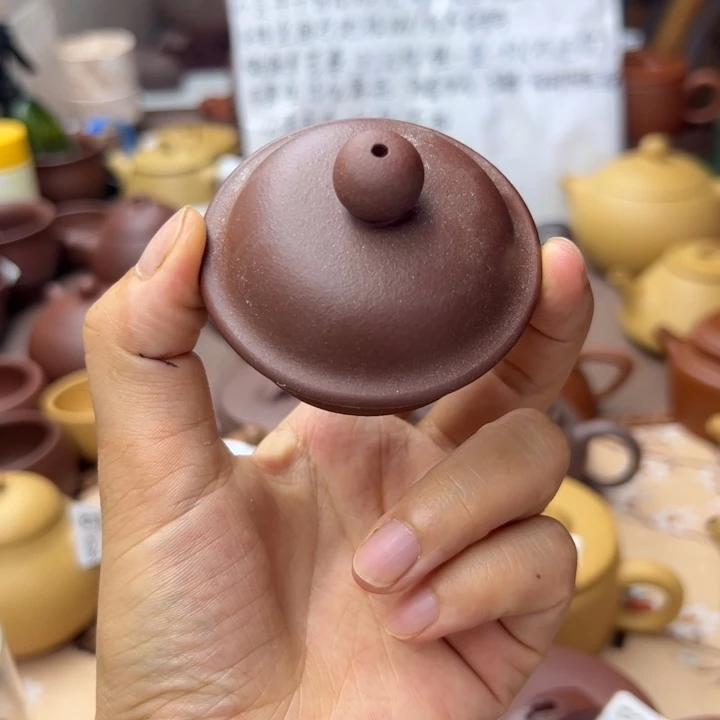 茶壶紫砂紫泥瑕疵一个