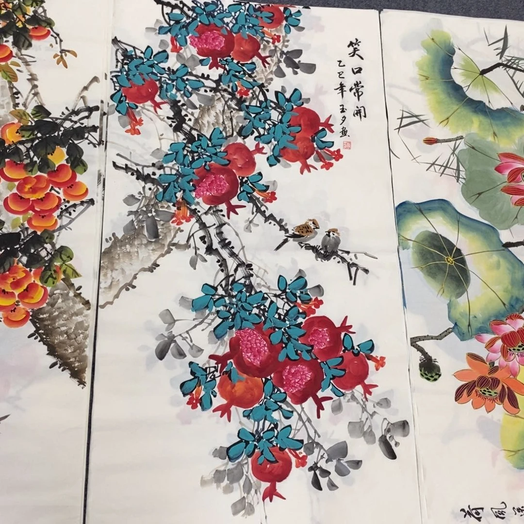 国画尺寸140✖️70四尺精品手绘画