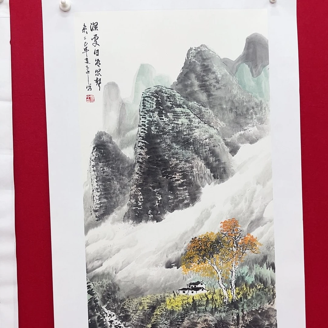 国画绘画作品多次参加全国性
