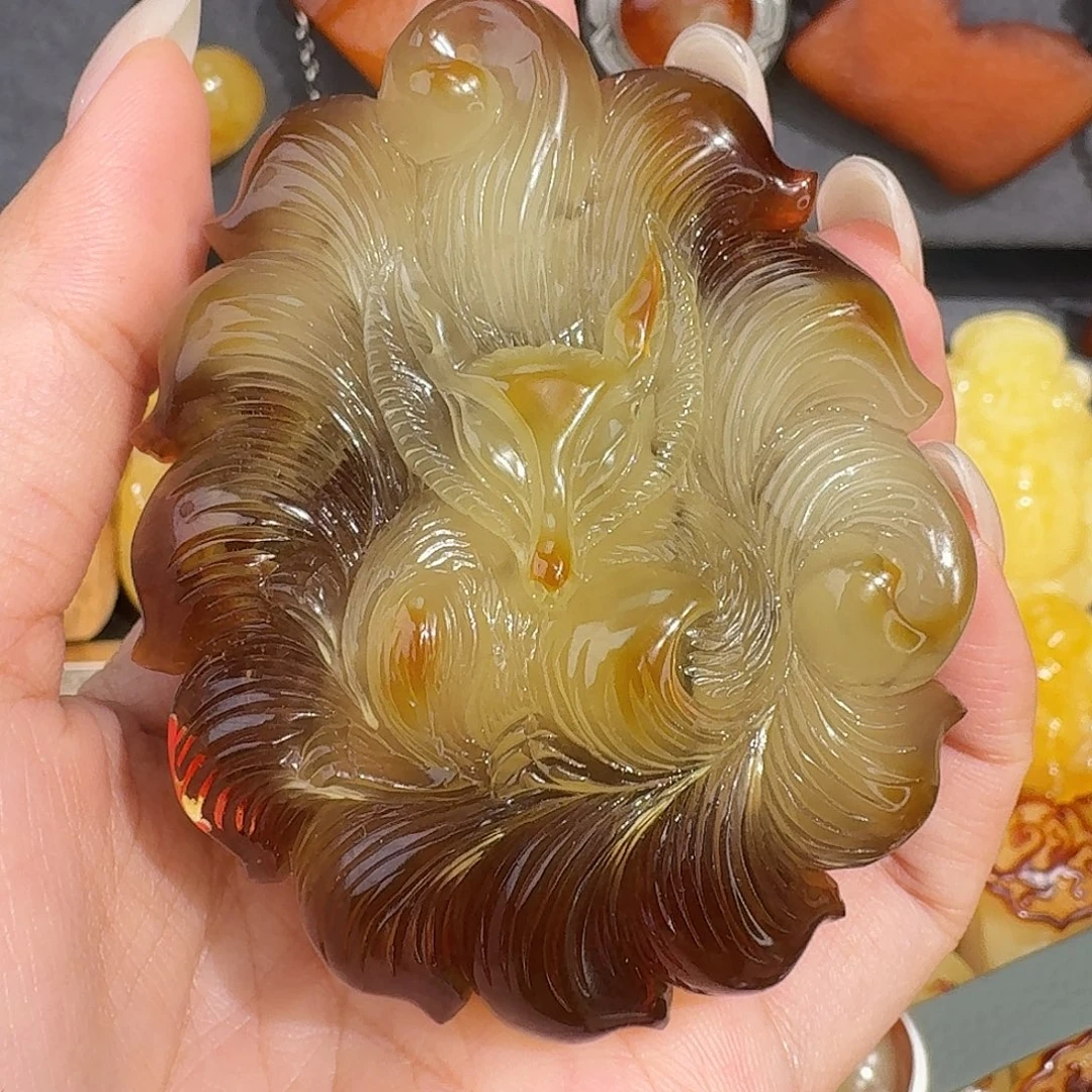 青***黛琥珀未镶嵌裸石你