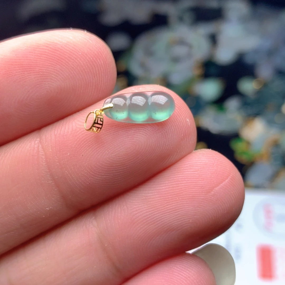 【闪购商品】翡翠18K金镶嵌颈饰翡翠