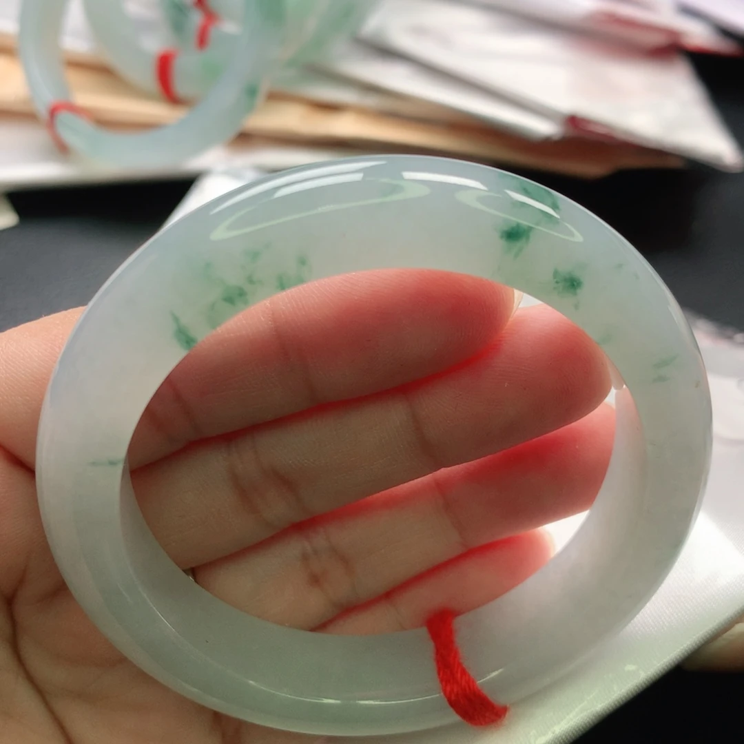 翡翠未镶嵌手镯缅甸54