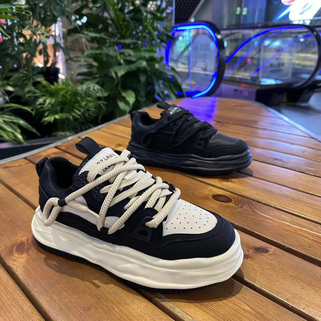 秋季车缝线厚底增高时尚休闲鞋运动鞋鞋子春秋秋冬