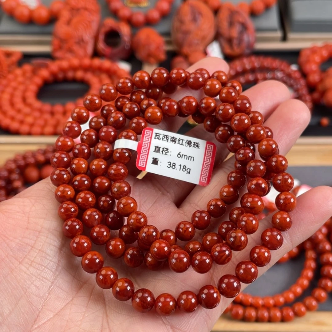兜***米南红玛瑙未镶嵌多圈6➕