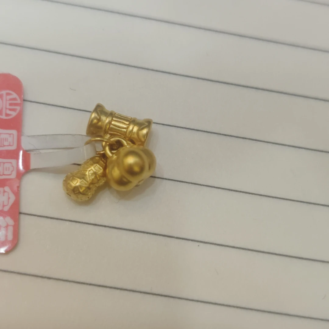 鳳凰金行 足金配件 好柿花生