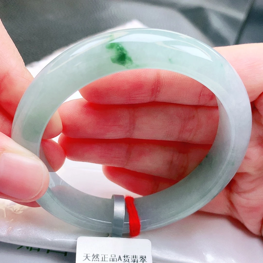 翡翠未镶嵌手镯缅甸天然a货翡翠手镯