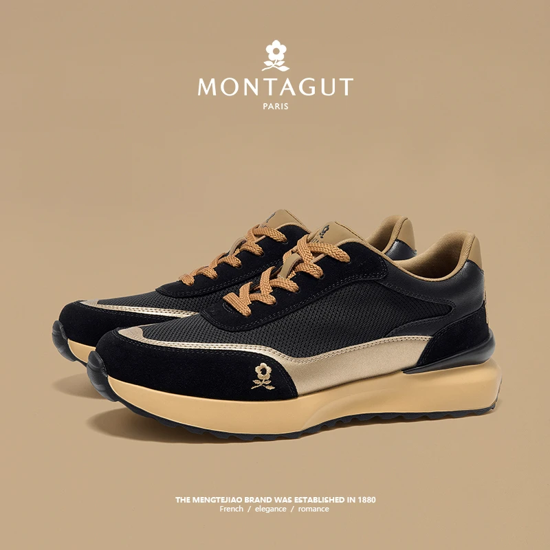 梦特娇夏季爆款网面百搭增高开车鞋透气运动高端舒适软底休闲鞋